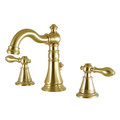 Fauceture English Classic Widespread Bathroom Faucet, Brushed Brass FSC1973AL